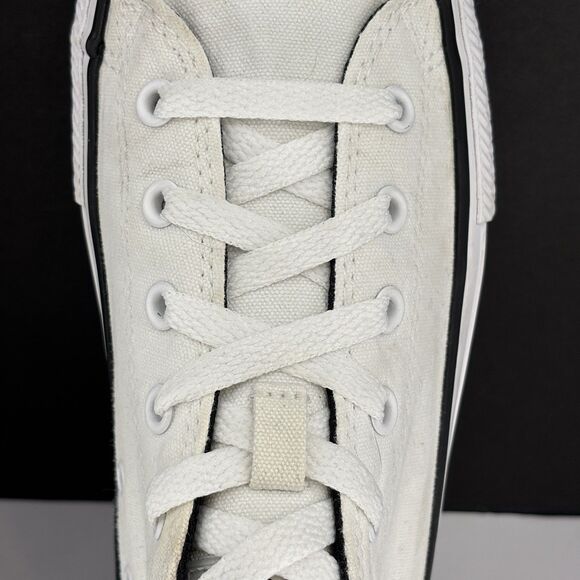 Converse Chuck Taylor All Star OX White Canvas Black Stripe Size‎ 6..... 669783F - Picture 11 of 16